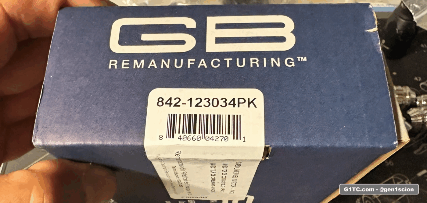 GB Remanufacturing 842-123034PK 4 pack denso fuel injectors for 2005-2010 Scion tC