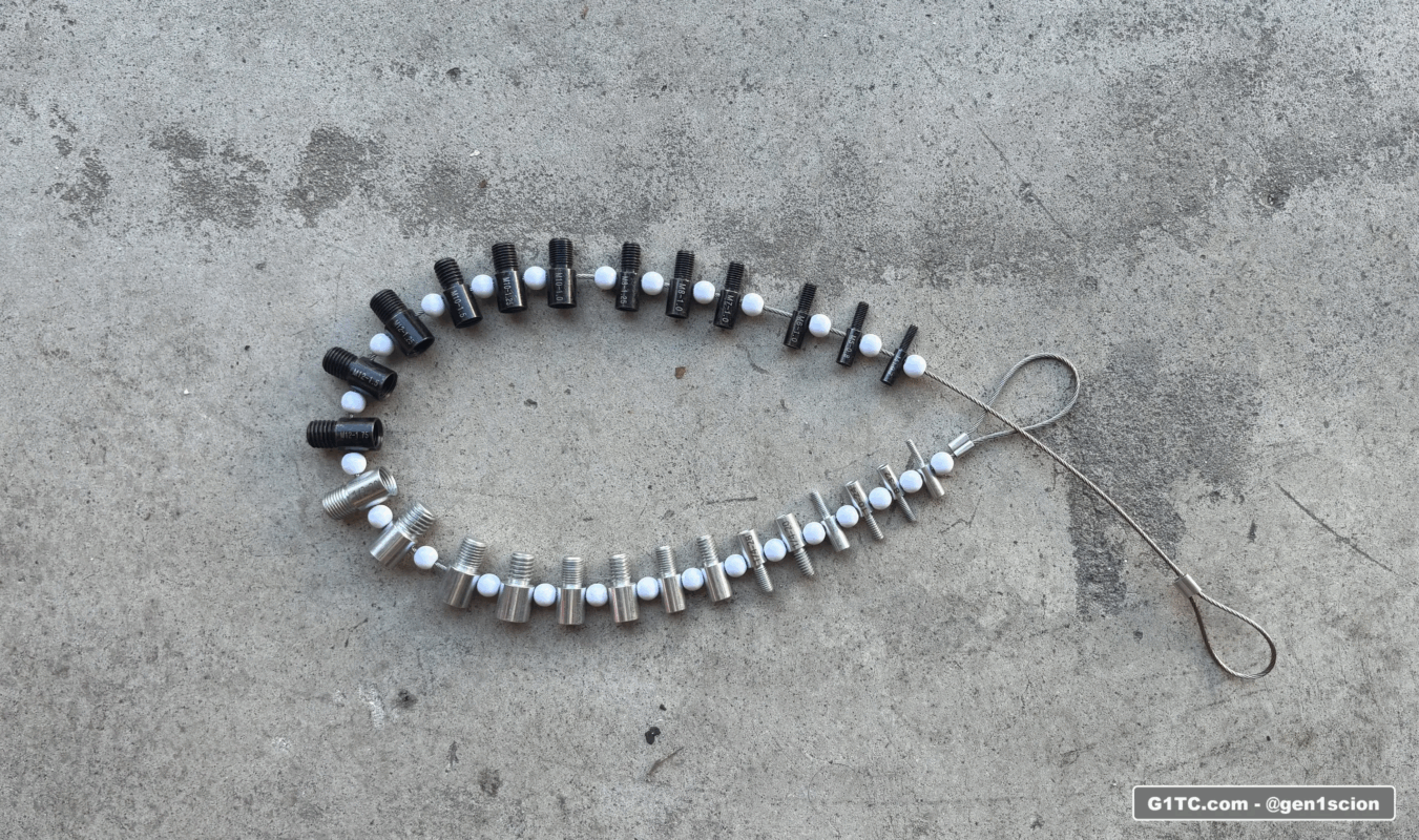 handy and inexpensive metric and standard bolt and nut thread checker tool