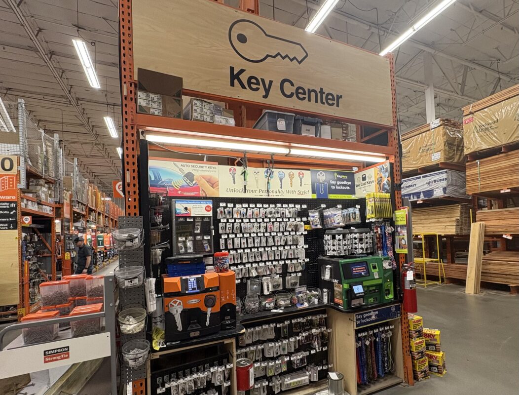 home depot key center