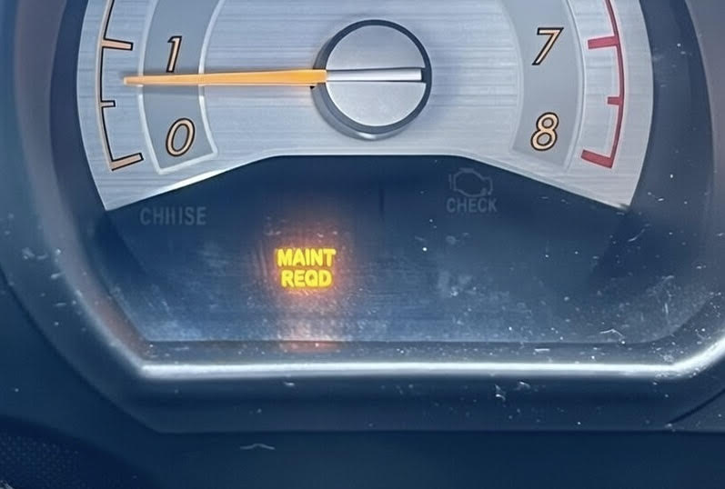 maint reqd light scion tc