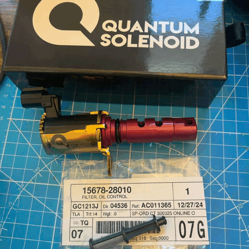 quantum solenoid and vvti filter