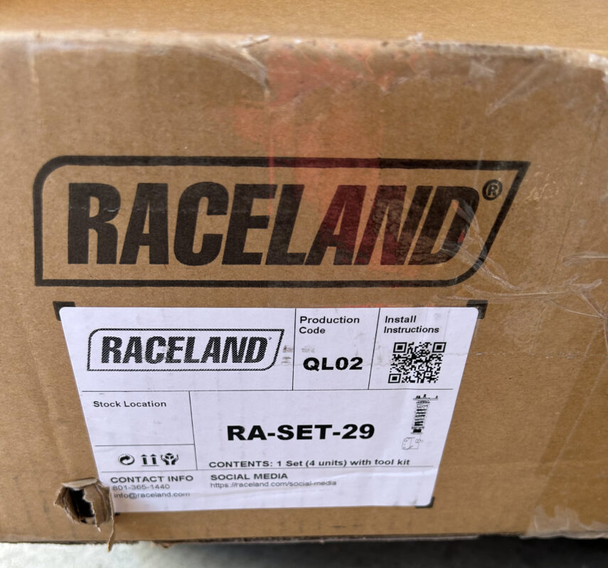 Raceland Classic coilovers 2005-2010 Scion tc PN RA SET 29