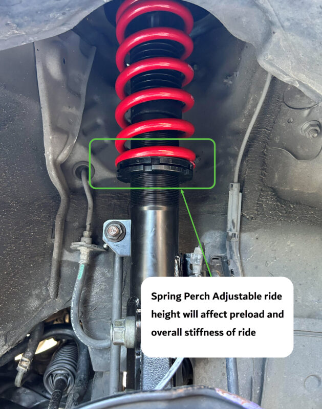 raceland classics installed spring perch adjustable ride height