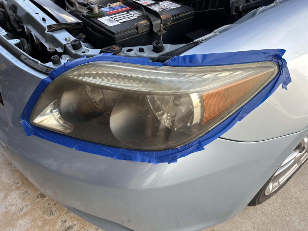 scion tc headlight restore