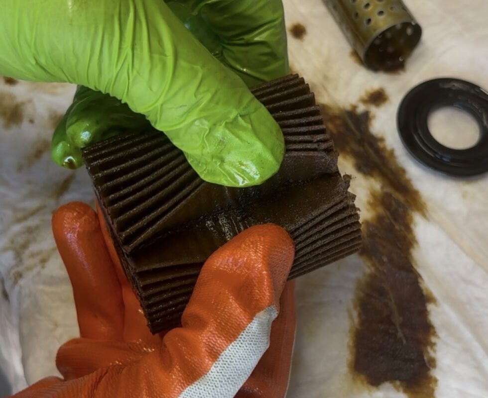 Oil filter inspection 2nd oil change