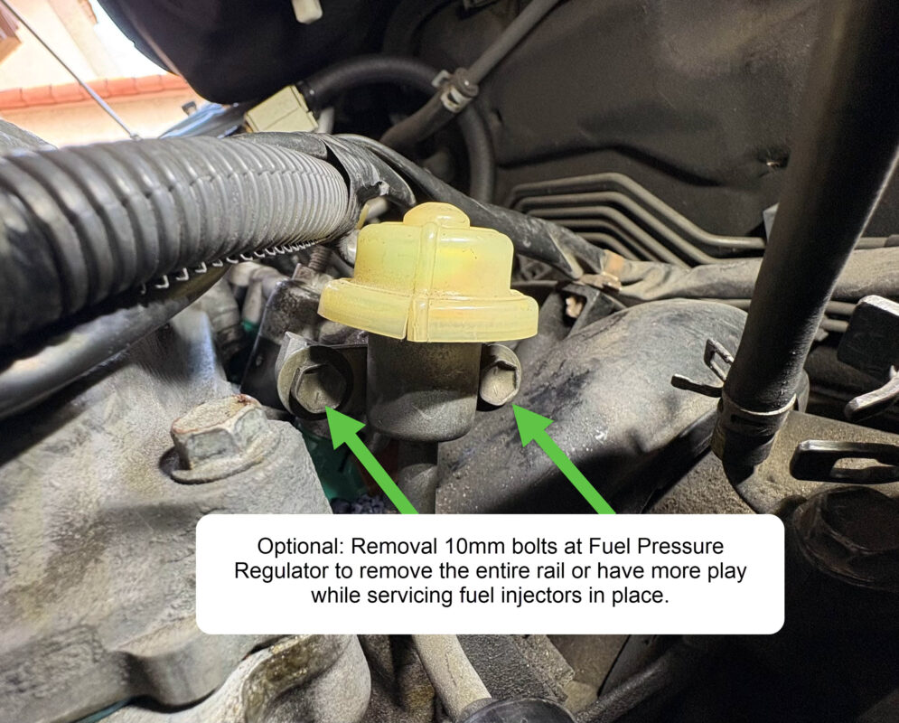 fuel pressure regulator fpr 10mm bolts