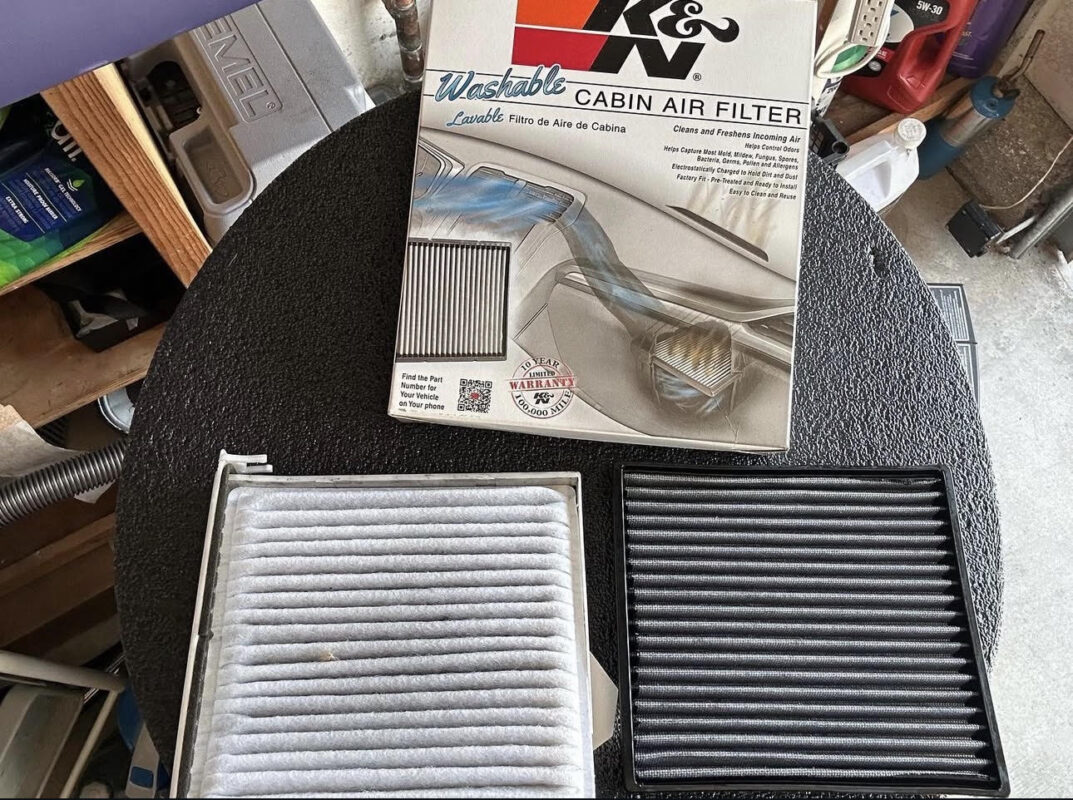 K&N VF2000 washable cabin air filter scion tc