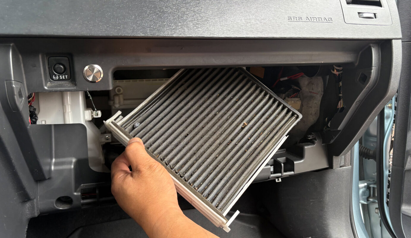 K&N VF2009 cabin air filter washable removal