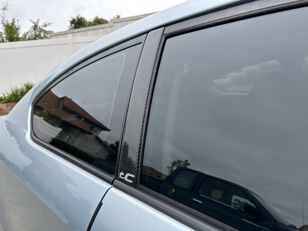 scion tc carbon fiber B pillar passenger side
