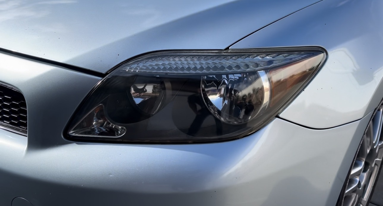 headlight after wet sand and 2k clear